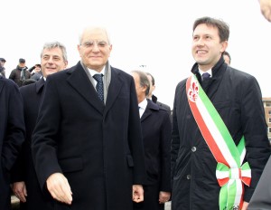 Presidente Repubblica Mattarella su tramvia