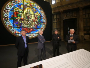 presentazione restauro vetrata del rosone del Duomo di Firenze, courtesy Opera del Duomo Firenze