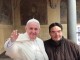 Selfie con Papa Francesco alla Basilica Santissima Annunziata