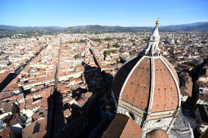Firenze veduta con cupola duomo