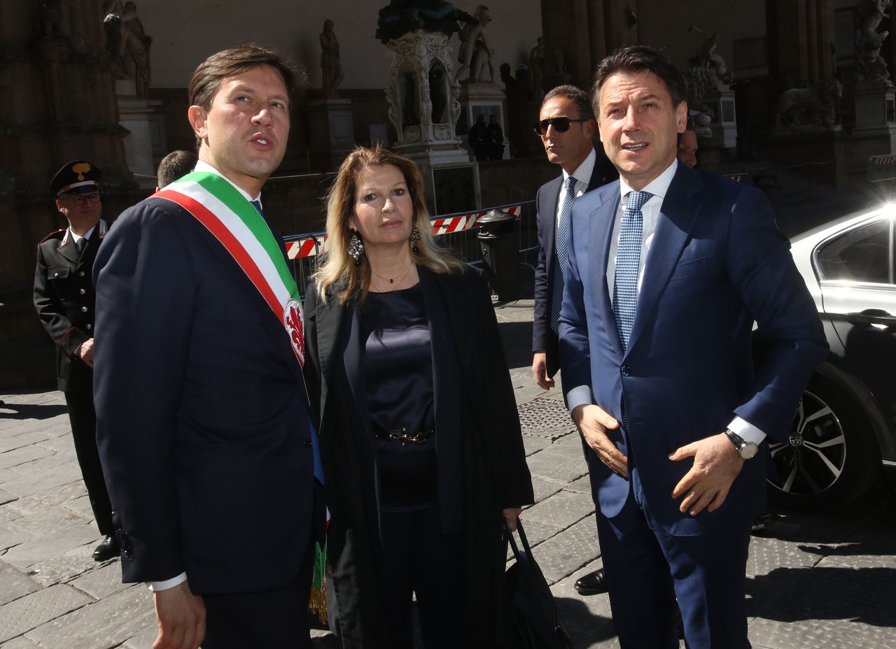 Sindaco Nardella con Presidente Ministri Conte 4