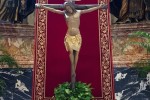 Crocifisso romano Cardinale Betori in San Pietro Pasqua 2020