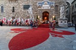 tappeto giglio in piazza Signoria Dolce e Gabbana