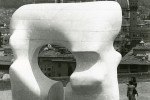 Square form with cut - - Rio Serra marble