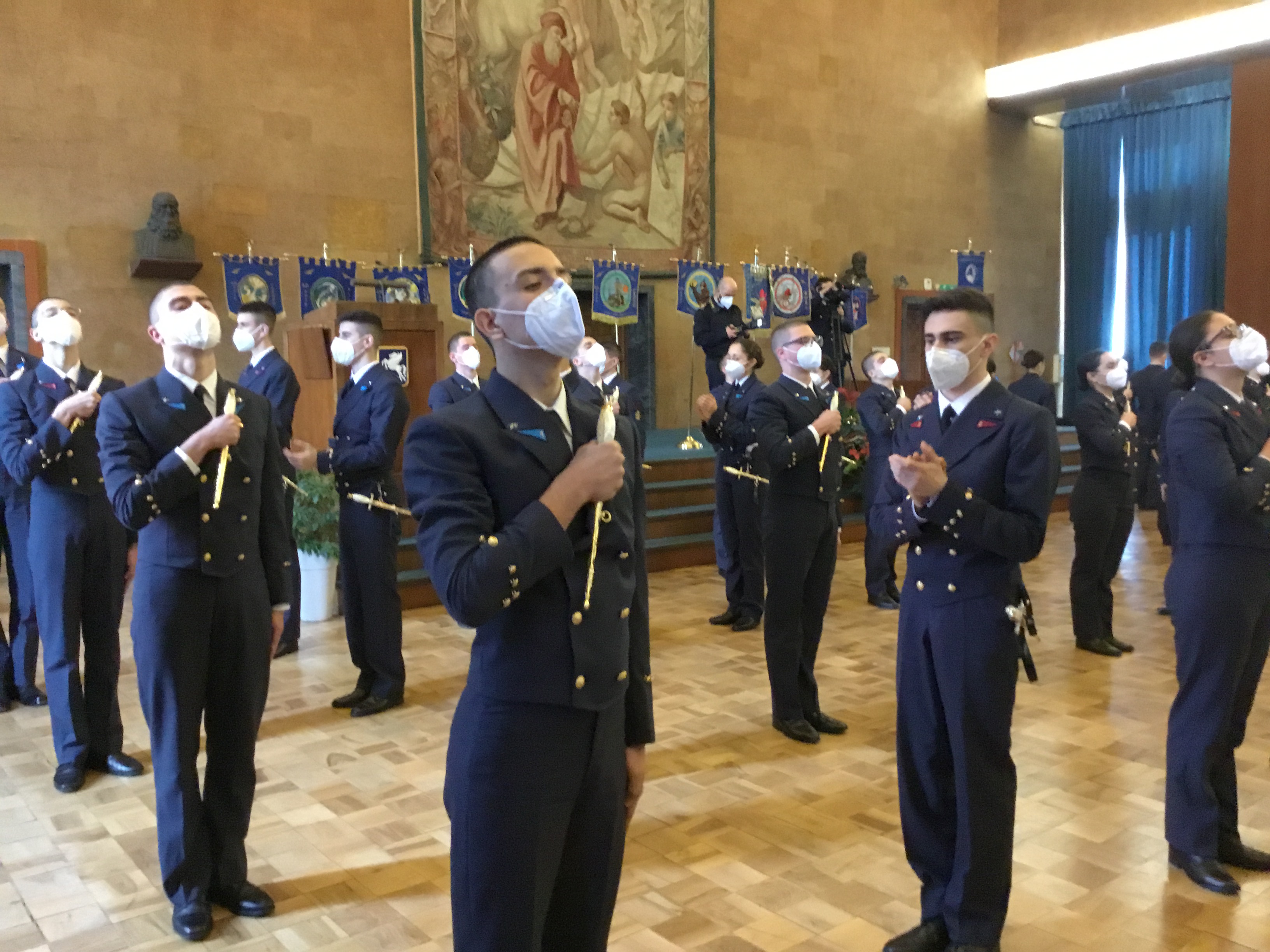 Cerimonia spadino Scuola Guerra Aerea Firenze feb 2021 (6)