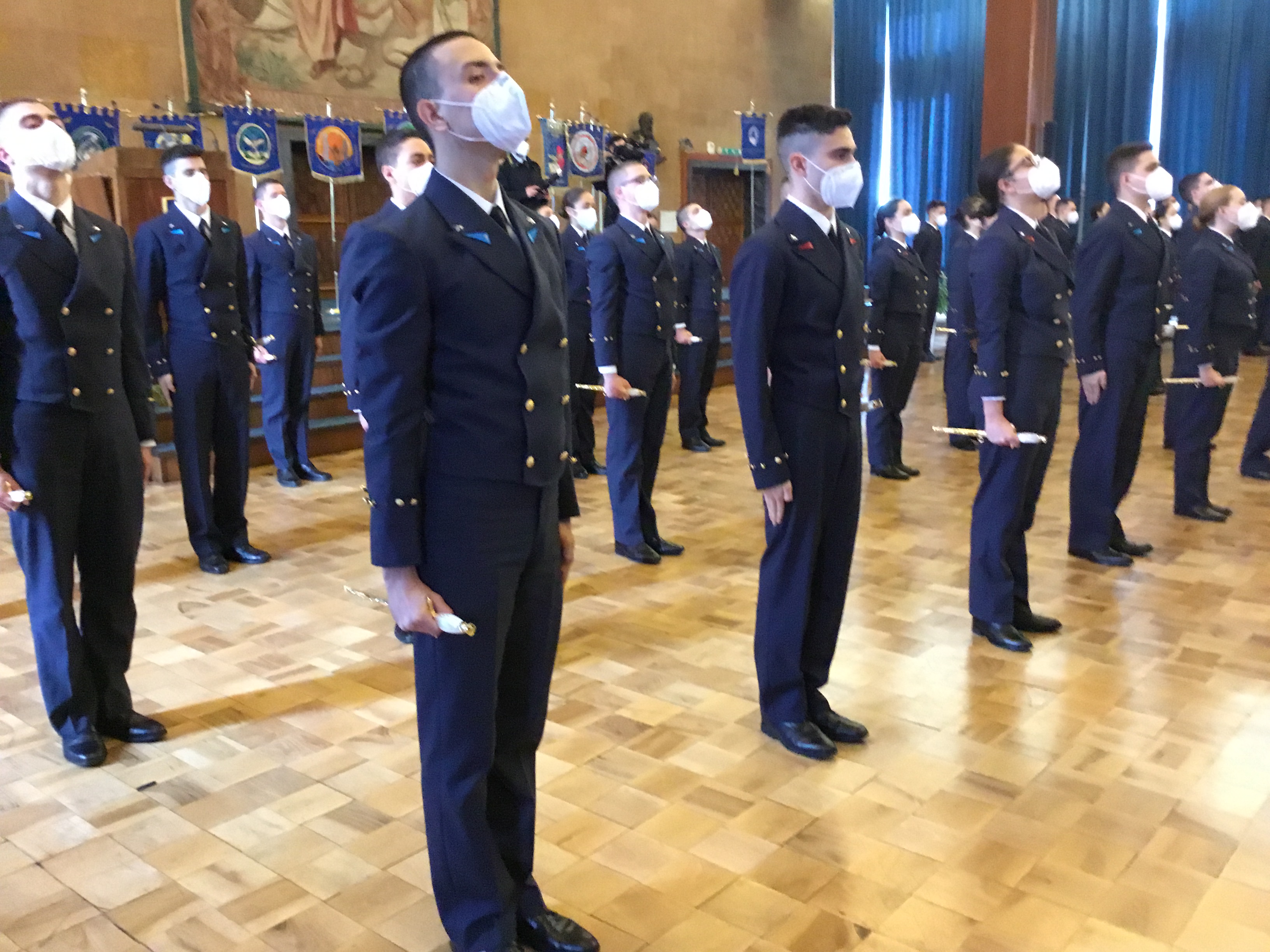 Cerimonia spadino Scuola Guerra Aerea Firenze feb 2021 (8)