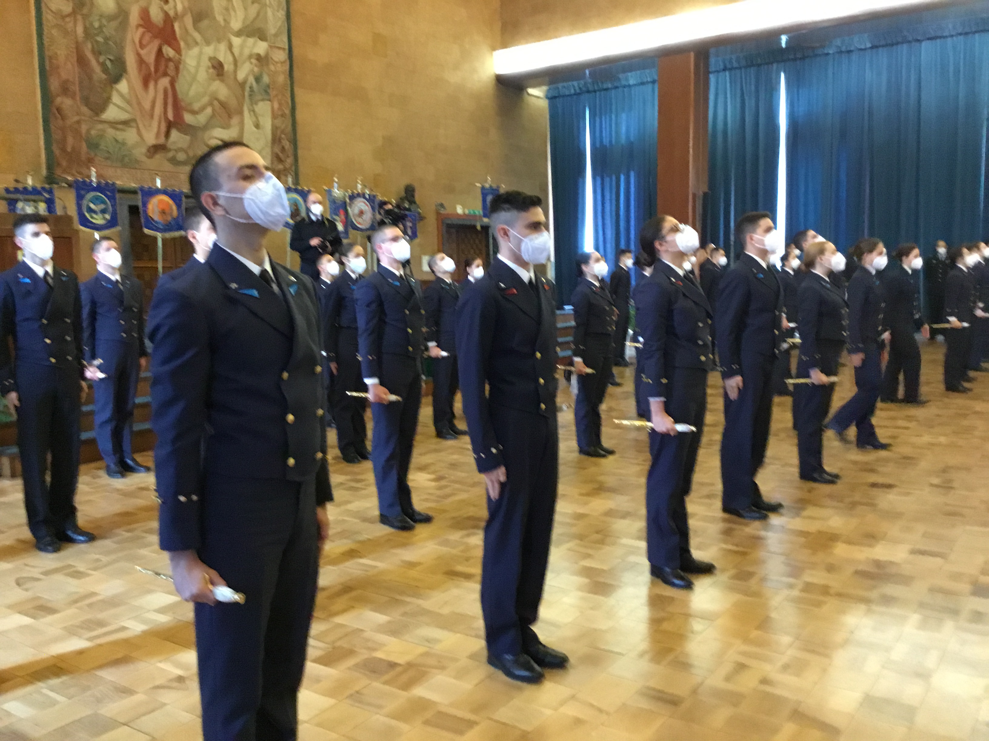 Cerimonia spadino Scuola Guerra Aerea Firenze feb 2021 (9)