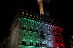 Palazzo Vecchio illuminata tricolore (2)